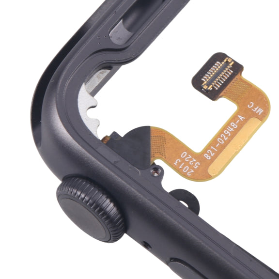 For Apple Watch Series 6 40MM LTE Aluminium Alloy Middle Frame Bezel Plate with Crown Spin Axis Flex Cable(Grey)
