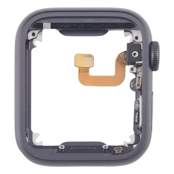 For Apple Watch Series 6 44MM LTE Aluminium Alloy Middle Frame Bezel Plate with Crown Spin Axis Flex Cable(Grey)
