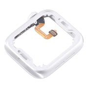 For Apple Watch Series 6 44MM LTE Aluminium Alloy Middle Frame Bezel Plate with Crown Spin Axis Flex Cable(Silver)