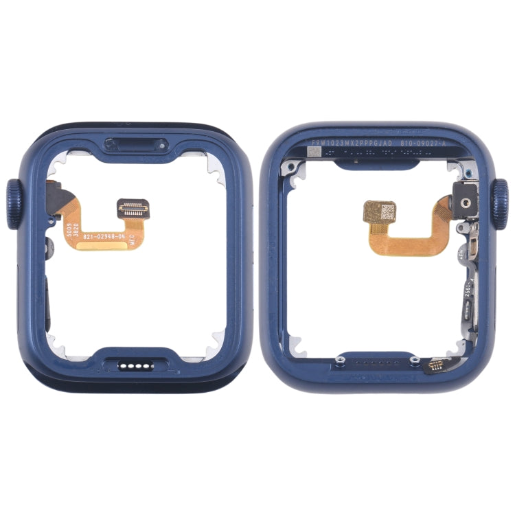 For Apple Watch Series 6 44MM LTE Aluminium Alloy Middle Frame Bezel Plate with Crown Spin Axis Flex Cable(Blue) - Middle Frame by PMC TechLife | Online Shopping South Africa | PMC TechLife | Buy Now Pay Later Mobicred