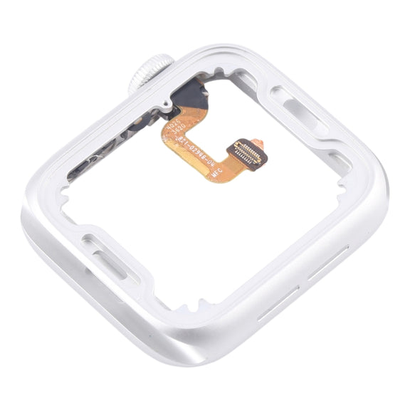 For Apple Watch Series 6 40MM GPS Aluminium Alloy Middle Frame Bezel Plate with Crown Spin Axis Flex Cable(Silver)