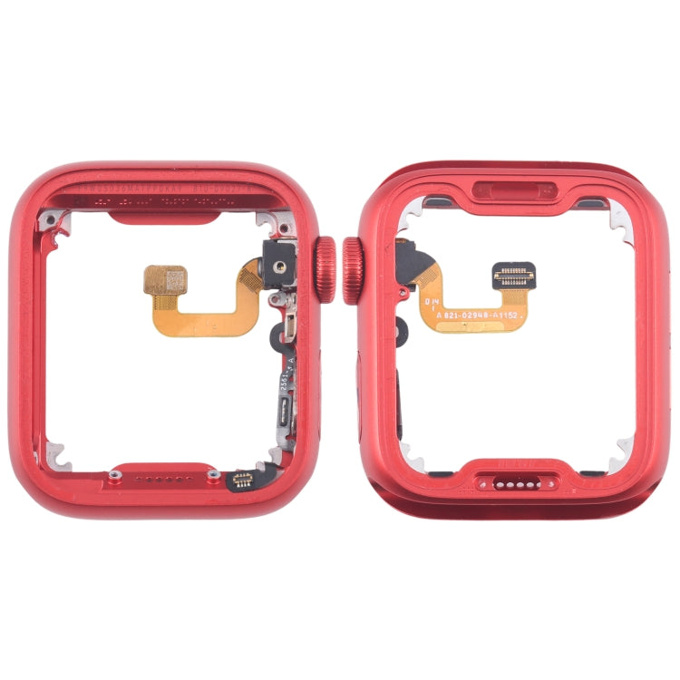For Apple Watch Series 6 40MM GPS Aluminium Alloy Middle Frame Bezel Plate with Crown Spin Axis Flex Cable(Red) - Middle Frame by PMC TechLife | Online Shopping South Africa | PMC TechLife | Buy Now Pay Later Mobicred