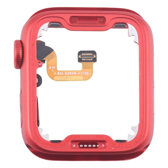 For Apple Watch Series 6 40MM GPS Aluminium Alloy Middle Frame Bezel Plate with Crown Spin Axis Flex Cable(Red)
