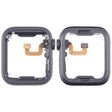 For Apple Watch Series 6 44MM GPS Aluminium Alloy Middle Frame Bezel Plate with Crown Spin Axis Flex Cable(Grey) - Middle Frame by PMC TechLife | Online Shopping South Africa | PMC TechLife | Buy Now Pay Later Mobicred