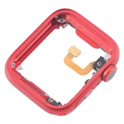 For Apple Watch Series 6 44MM GPS Aluminium Alloy Middle Frame Bezel Plate with Crown Spin Axis Flex Cable(Red)