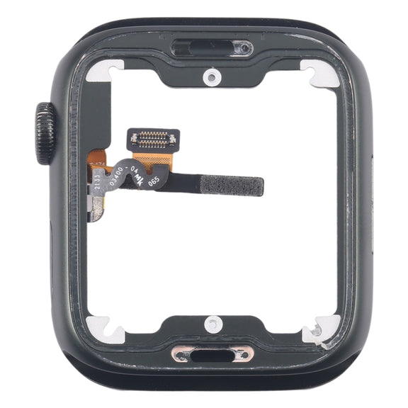 For Apple Watch Series 7 41MM LTE Aluminium Alloy Middle Frame Bezel Plate with Crown Spin Axis Flex Cable(Green)
