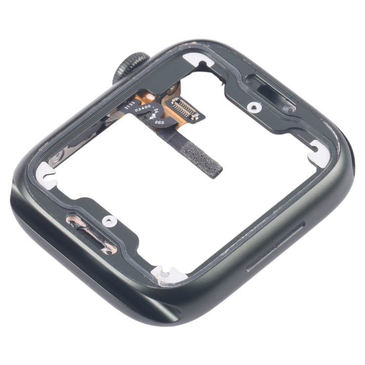 For Apple Watch Series 7 41MM GPS Aluminium Alloy Middle Frame Bezel Plate with Crown Spin Axis Flex Cable(Green)