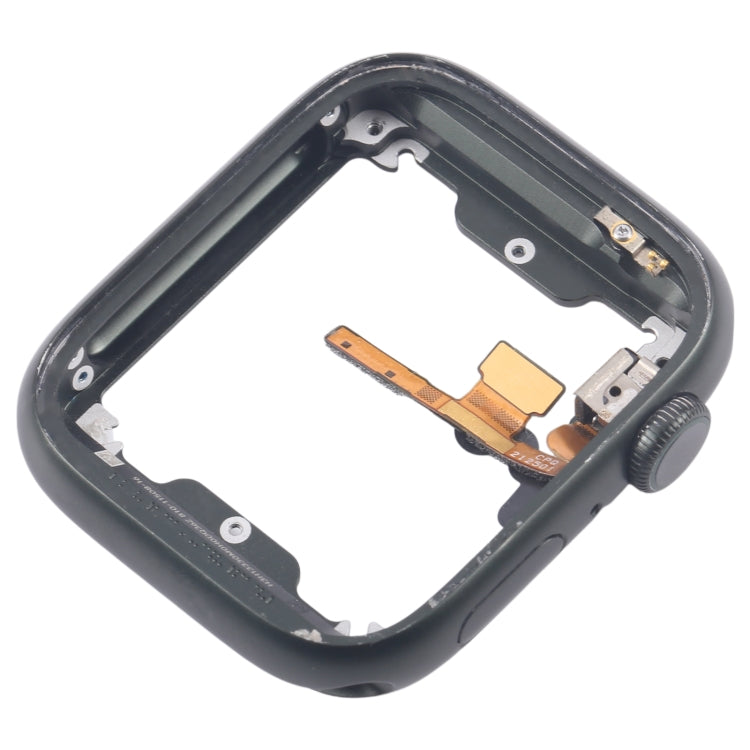 For Apple Watch Series 7 41MM GPS Aluminium Alloy Middle Frame Bezel Plate with Crown Spin Axis Flex Cable(Green)