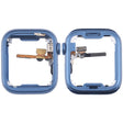 For Apple Watch Series 7 45MM GPS Aluminium Alloy Middle Frame Bezel Plate with Crown Spin Axis Flex Cable(Blue) - Middle Frame by PMC TechLife | Online Shopping South Africa | PMC TechLife | Buy Now Pay Later Mobicred