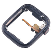 For Apple Watch Series 7 / 8 / 9 41MM LTE Aluminium Alloy Middle Frame Bezel Plate with Crown Spin Axis Flex Cable(Midnight)