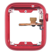 For Apple Watch Series 7 / 8 / 9 41MM GPS Aluminium Alloy Middle Frame Bezel Plate with Crown Spin Axis Flex Cable(Red)