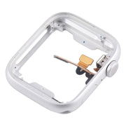 For Apple Watch Series  8 / 9 41MM LTE Aluminium Alloy Middle Frame Bezel Plate with Crown Spin Axis Flex Cable(Silver)