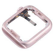 For Apple Watch Series 9 45MM LTE Aluminium Alloy Middle Frame Bezel Plate with Crown Spin Axis Flex Cable(Pink)
