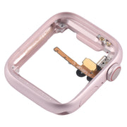 For Apple Watch Series 9 45MM GPS Aluminium Alloy Middle Frame Bezel Plate with Crown Spin Axis Flex Cable(Pink)