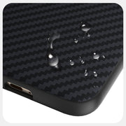 For Huawei Pura 70 ABEEL C Carbon Fiber Series 6D Micro Relief MagSafe Phone Case(Black Blue)