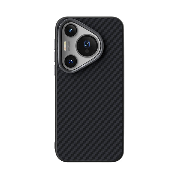 For Huawei Pura 70 Pro / 70 Pro+ ABEEL C Carbon Fiber Series 6D Micro Relief MagSafe Phone Case(Black)