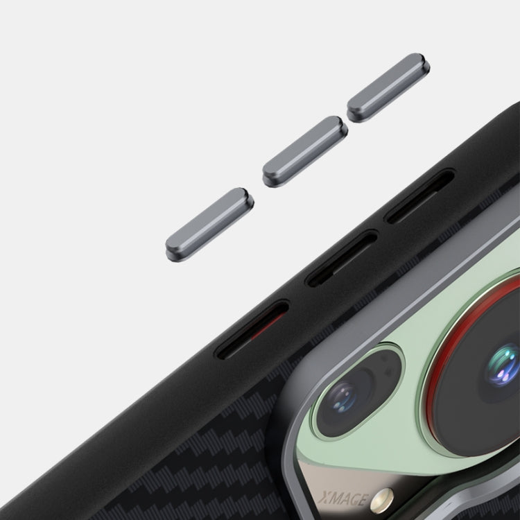 For Huawei Pura 70 Pro / 70 Pro+ ABEEL C Carbon Fiber Series 6D Micro Relief MagSafe Phone Case(Black)