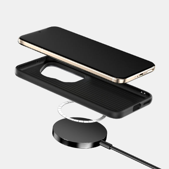For Huawei Pura 70 Pro / 70 Pro+ ABEEL C Carbon Fiber Series 6D Micro Relief MagSafe Phone Case(Black)