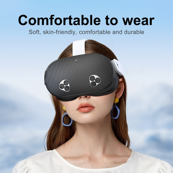 STARTRC GAMES For Meta Quest 3S VR Silicone Protective Cover(Black)