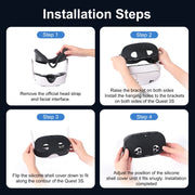 STARTRC GAMES For Meta Quest 3S VR Silicone Protective Cover(Black)
