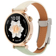 18mm Universal Slim Magnetic Buckle Genuine Leather Watch Band(Green Beige) - free shipping - PMc TechLife - Order now!