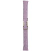 20mm Universal Slim Magnetic Buckle Genuine Leather Watch Band(Purple)