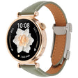 20mm Universal Slim Magnetic Buckle Genuine Leather Watch Band(Plain Weave Green) - free shipping - PMc TechLife - Order now!