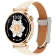 20mm Universal Slim Magnetic Buckle Genuine Leather Watch Band(Plain Weave Beige) - free shipping - PMc TechLife - Order now!