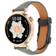 22mm Universal Slim Magnetic Buckle Genuine Leather Watch Band(Dark Green) - free shipping - PMc TechLife - Order now!