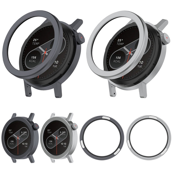 For CMF Watch Pro 2 Smart Watch Metal Bezel Ring Frame Without Words Version(Grey)