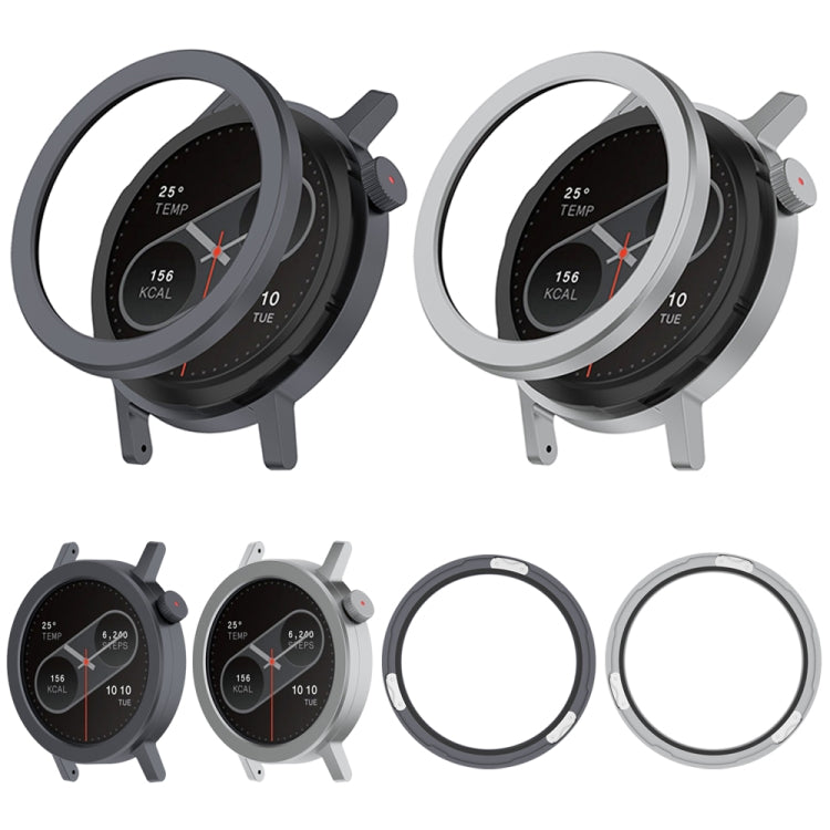 For CMF Watch Pro 2 Smart Watch Metal Bezel Ring Frame Without Words Version(Grey)