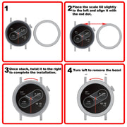 For CMF Watch Pro 2 Smart Watch Metal Bezel Ring Frame Without Words Version(Grey)