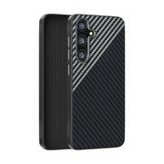For Samsung Galaxy S25+ 5G / S24+ 5G ABEEL C Carbon Fiber Series 6D Micro Relief MagSafe Phone Case(Black Grey)