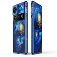 For ZTE nubia Z70 Ultra Aurora Series Lens Protector + Metal Frame Phone Case(Blue Silver) - ZTE Cases by PMC TechLife | Online Shopping South Africa | PMC TechLife | Buy Now Pay Later Mobicred