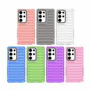 For Samsung Galaxy S25 Ultra 5G High Transparency TPU Hybrid PC Airbag Phone Case(Transparent Blue)