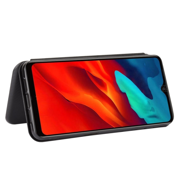 For Blackview A80 Pro Carbon Fiber Texture Horizontal Flip TPU + PC + PU Leather Case with Card Slot(Black) - More Brand by PMC TechLife | Online Shopping South Africa | PMC TechLife | Buy Now Pay Later Mobicred