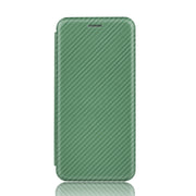 For Blackview BV5500 / BV5500 Pro / BV5500 Plus Carbon Fiber Texture Horizontal Flip TPU + PC + PU Leather Case with Card Slot(Green)