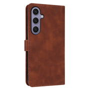 For Samsung Galaxy S25 5G AZNS Skin Feel Calf Texture Flip Leather Phone Case(Brown)