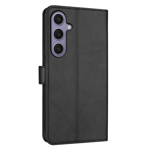 For Samsung Galaxy S25+ 5G AZNS Skin Feel Calf Texture Flip Leather Phone Case(Black)