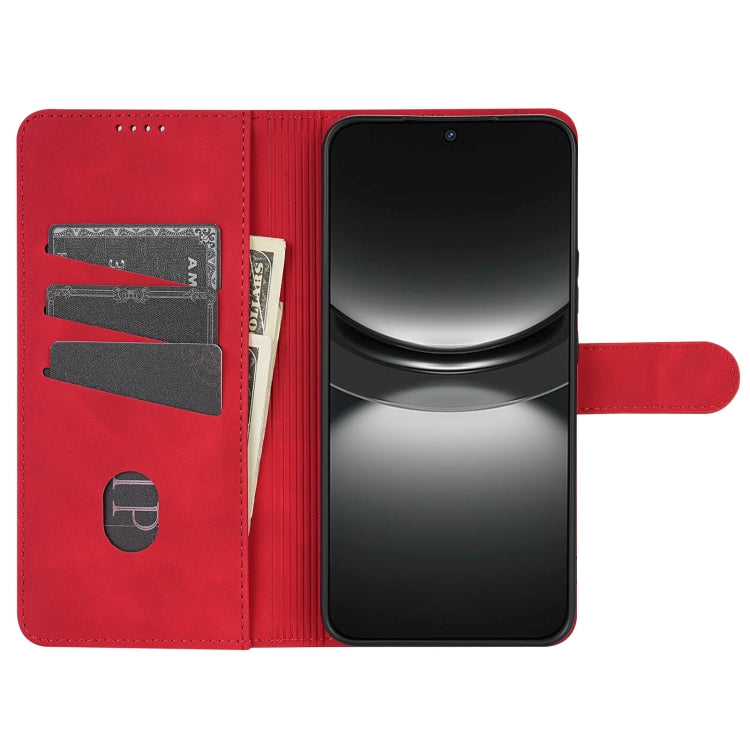 For Samsung Galaxy S25+ 5G AZNS Skin Feel Calf Texture Flip Leather Phone Case(Red)