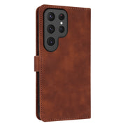 For Samsung Galaxy S25 Ultra 5G AZNS Skin Feel Calf Texture Flip Leather Phone Case(Brown)