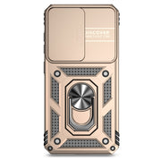 For Samsung Galaxy S25+ 5G Sliding Camshield Holder Phone Case(Gold)