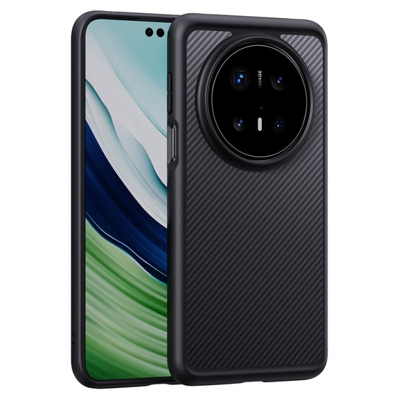 For Huawei Mate 70 Pro / 70 Pro+ Carbon Fiber Kevlar MagSafe Magnetic Phone Case(Black)