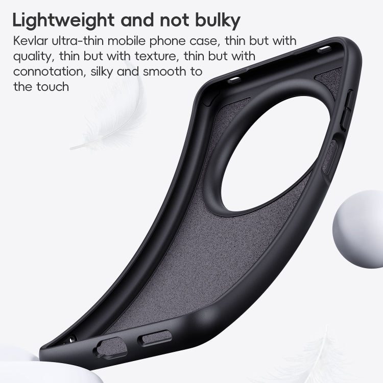 For Huawei Mate 70 Pro / 70 Pro+ Carbon Fiber Kevlar MagSafe Magnetic Phone Case(Black)