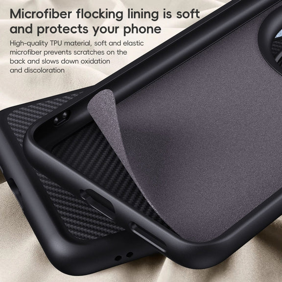 For Huawei Mate 70 Pro / 70 Pro+ Carbon Fiber Kevlar MagSafe Magnetic Phone Case(Black)