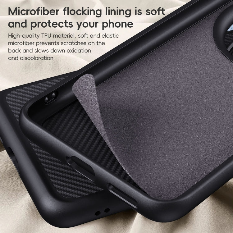 For Huawei Mate 70 Pro / 70 Pro+ Carbon Fiber Kevlar MagSafe Magnetic Phone Case(Black)