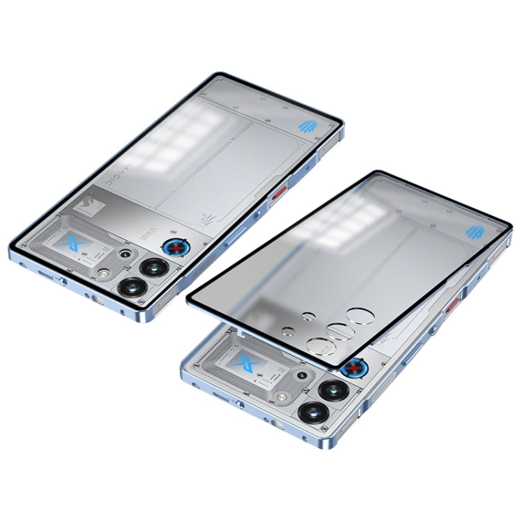 For ZTE nubia Red Magic 10 Pro / 10 Pro+ Snap Buckle Metal Frame Frosted Phone Case(Sierra Blue) - free shipping - PMC TechLife - Order now!