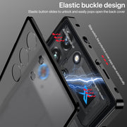 For ZTE nubia Red Magic 10 Pro / 10 Pro+ Snap Buckle Metal Frame Frosted Phone Case(Gold)