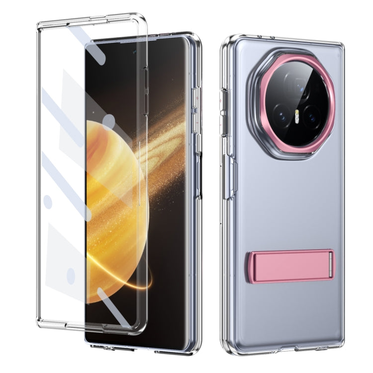 For Honor Magic V3 Ice-Cold Holder PC Hybrid TPU Phone Case(Pink) - Honor Cases by PMC TechLife | Online Shopping South Africa | PMC TechLife | Buy Now Pay Later Mobicred