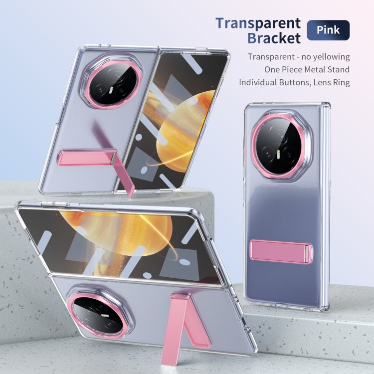 For Honor Magic V3 Ice-Cold Holder PC Hybrid TPU Phone Case(Pink) - Honor Cases by PMC TechLife | Online Shopping South Africa | PMC TechLife | Buy Now Pay Later Mobicred